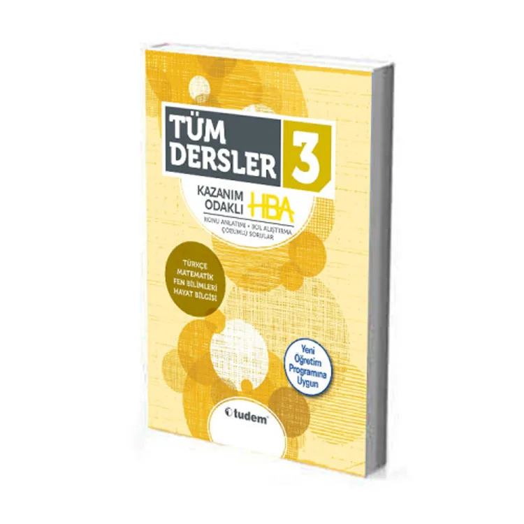 TUDEM 3. SINIF TÜM DERSLER SKAZANIM ODAKLI (HBA))
