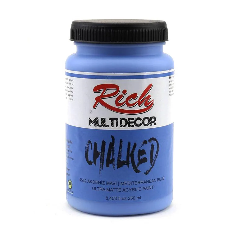 RİCH MDC-250-4552 MULTİ DECOR CHALKED 250 CC AKDENİZ MAVİ