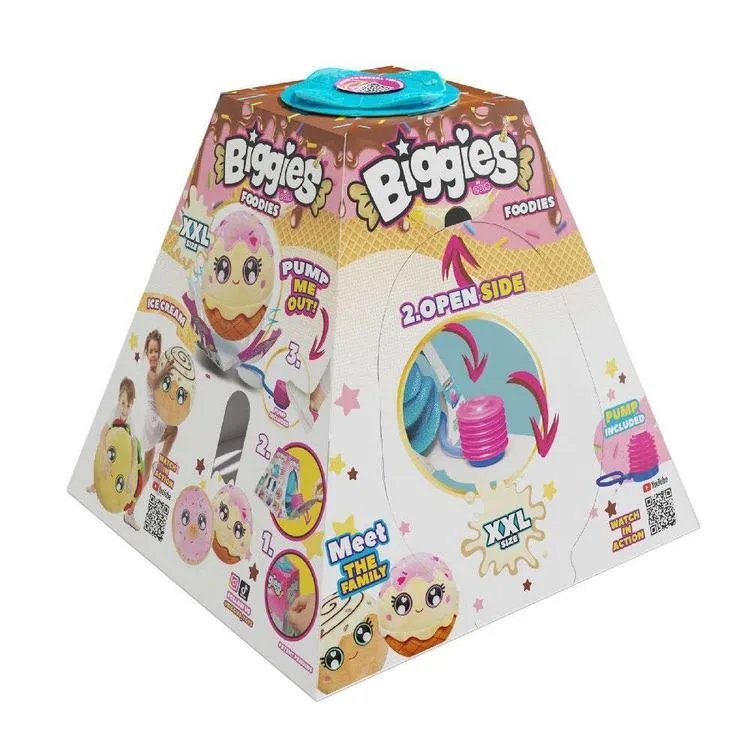 SUNMAN S000072605 BIGGIES FOODIES ICE CREAM XXL PELUŞ OYUNCAK