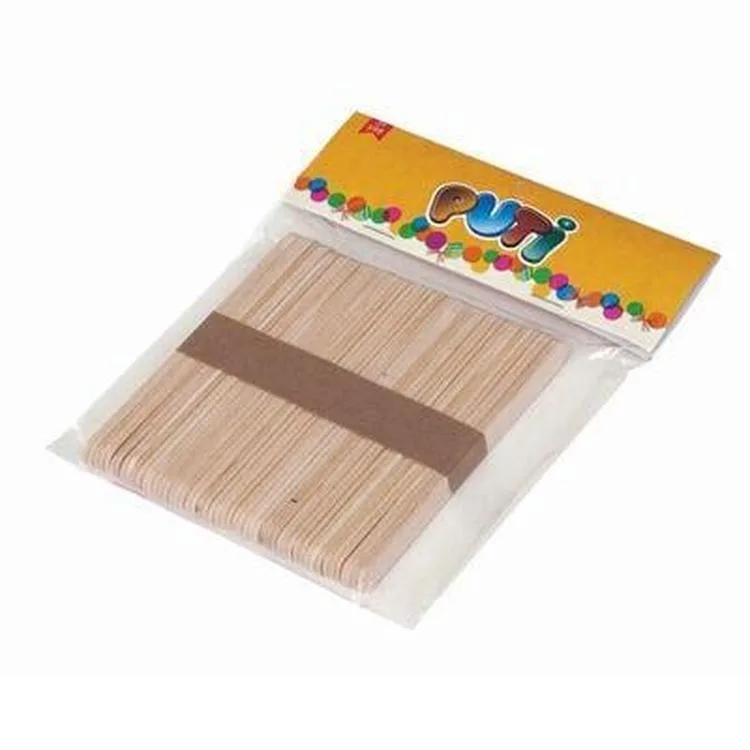PUTİ 4599 AHŞAP KÜÇÜK BOY DİL ÇUBUĞU 50'Lİ TEK PAKET