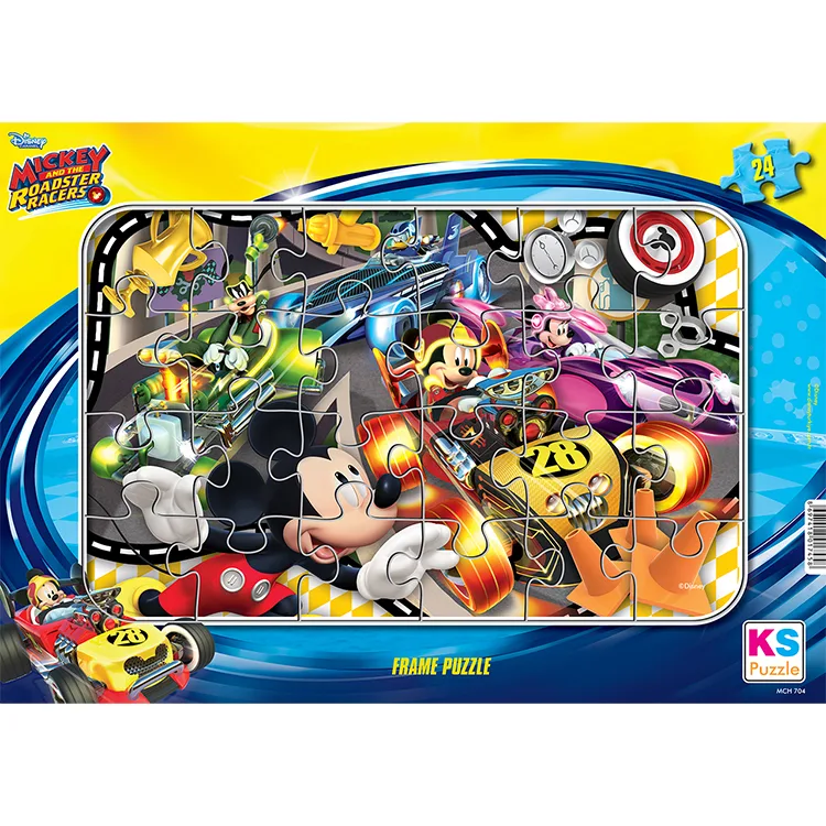 KS GAMES MCH 704 DISNEY CHANNEL MICKEY FRAME YAPBOZ/PUZZLE 24 PARÇA 3+