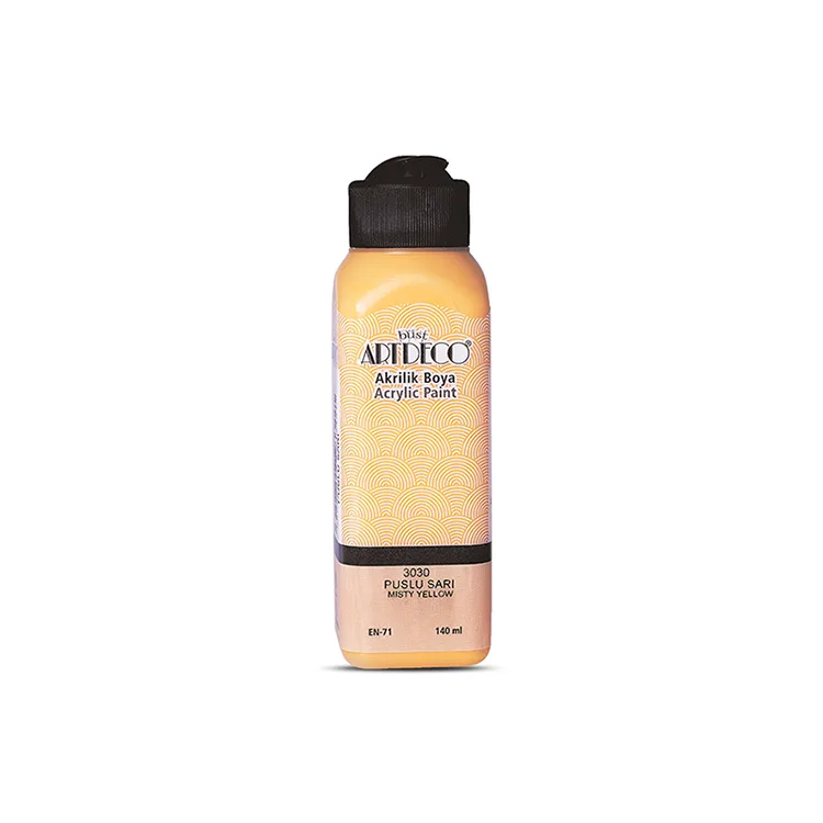 ARTDECO AKRİLİK BOYA 140 ML. PUSLU SARI
