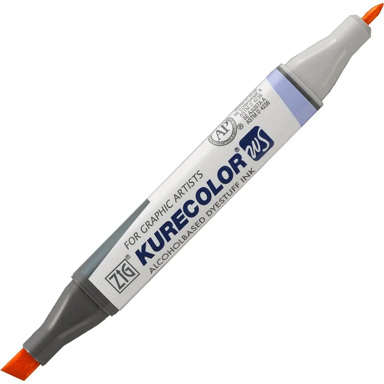ZIG KURECOLOR KC-3000 406 TWIN S MARKER KALEM CADMIUM ORANGE