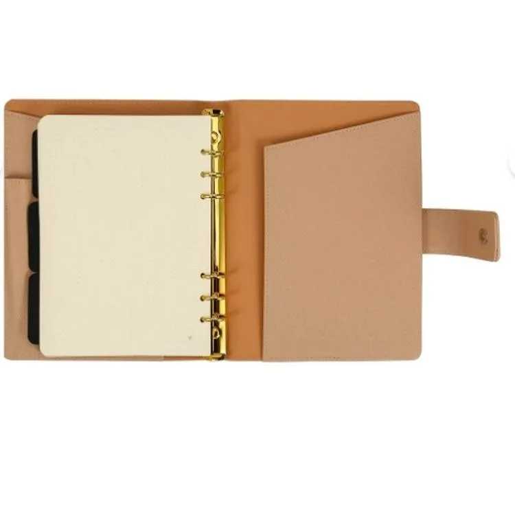 VICTORIA'S JOURNALS 124-1128 14.8x21cm SMYTH ORGANISER HAFTALIK TARİHSİZ AJANDA - KREM