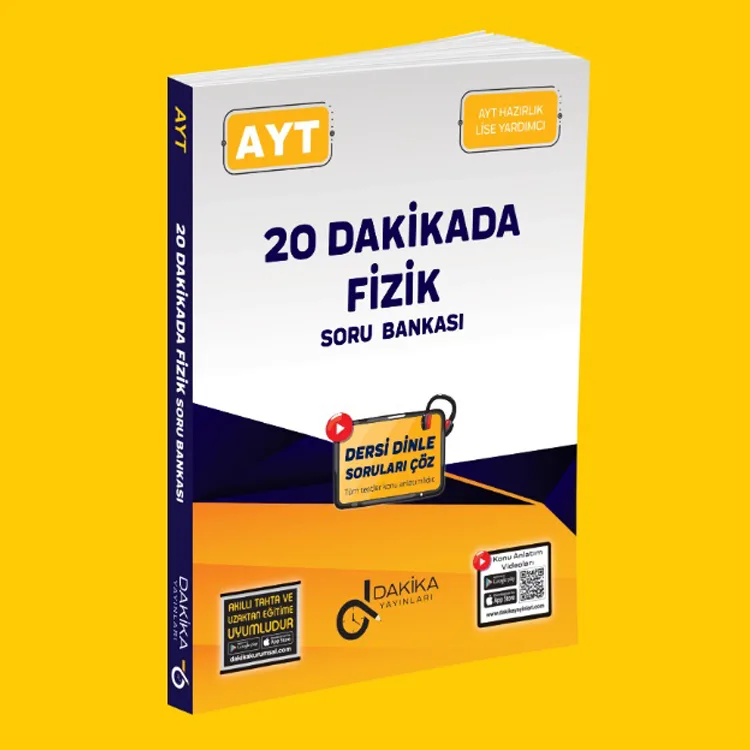 DAKİKA AYT 20 DAKİKADA FİZİK SORU BANKASI