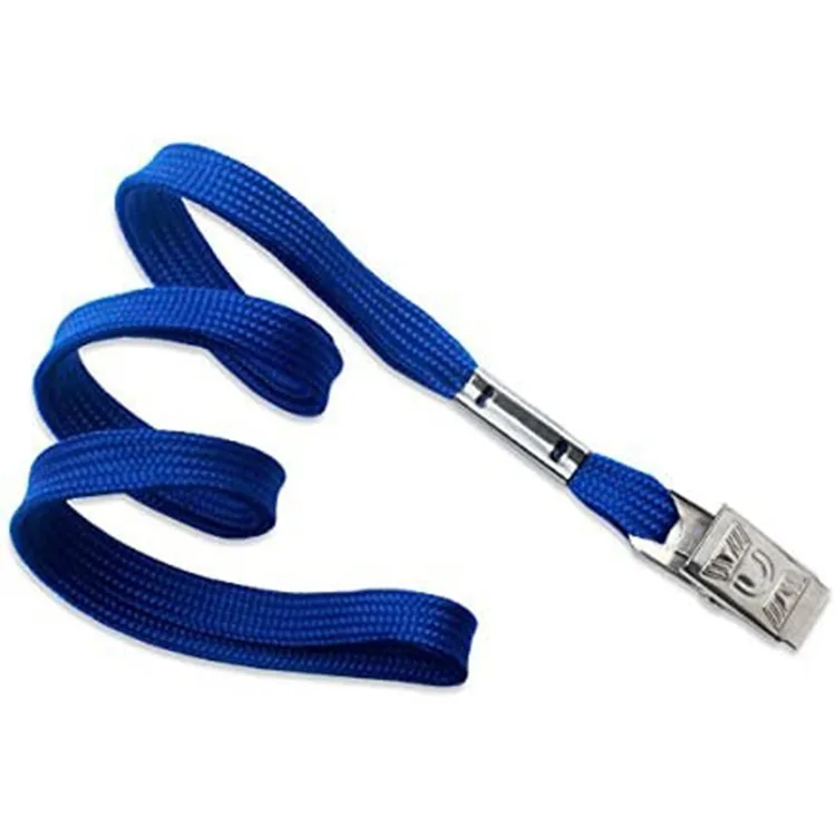 KRAF 510G METAL KLİPSLİ KART ASKI İPİ MAVİ