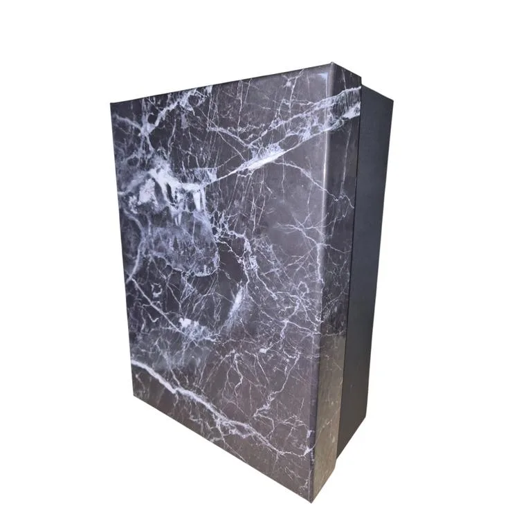GIPTA MIDNIGHT MARBLE DİKDÖRTGEN HEDİYE KUTUSU BX3367 E NO:6 270x360x140mm - TEKLİ