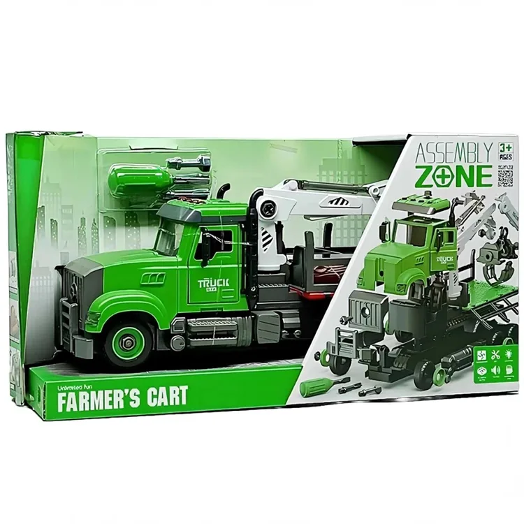 CANEM YW9073AB SÜRTMELİ SESLİ IŞIKLI ÇİFTLİK KAMYONU 3+