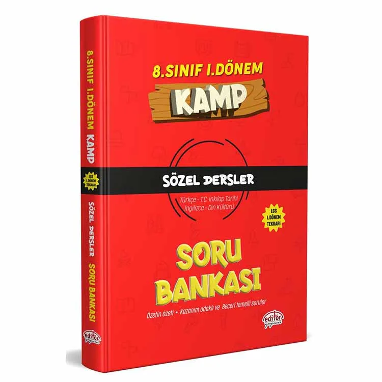 EDİTÖR 8. SINIF 1. DÖNEM KAMP SÖZEL DERSLER SORU BANKASI