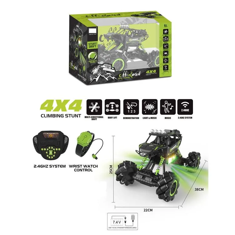 LİMON 11618 KUMANDALI STUNT DRIFT OFF ROAD ROCK CLIMBING 4X4 SESLİ IŞIKLI ŞARJLI ARABA 8+