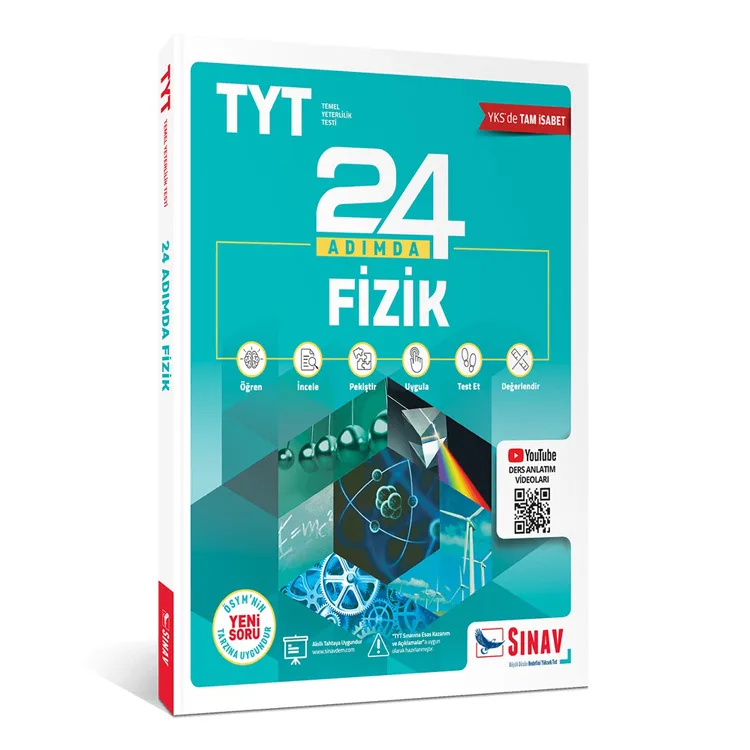 SINAV TYT FİZİK 24 ADIMDA KONU ANLATIMLI SORU BANKASI