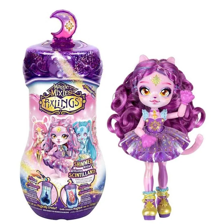 MAGIC MIXIES MG101000-14908 PIXLINGS GALAXY SAÇLI BEBEK- TEKLİ