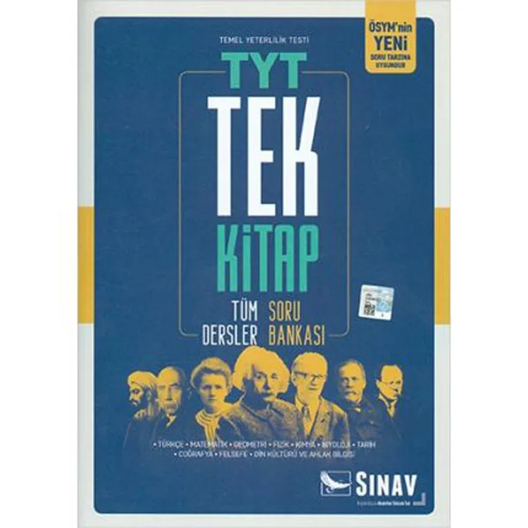 SINAV TYT TEK KİTAP SORU BANKASI