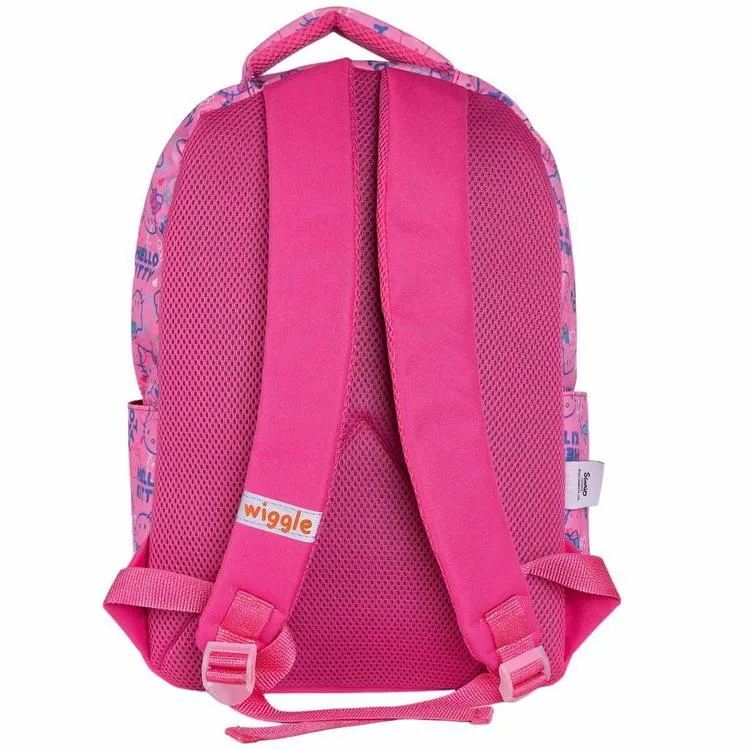 TMN 591632 HELLO KITTY GÖRSELLİ 3 BÖLMELİ OKUL SIRT ÇANTASI 2721 PEMBE