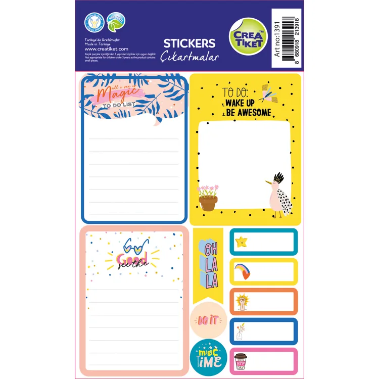 CREA ETİKET - 1391 PLANLAYICI ETİKET MAGIC