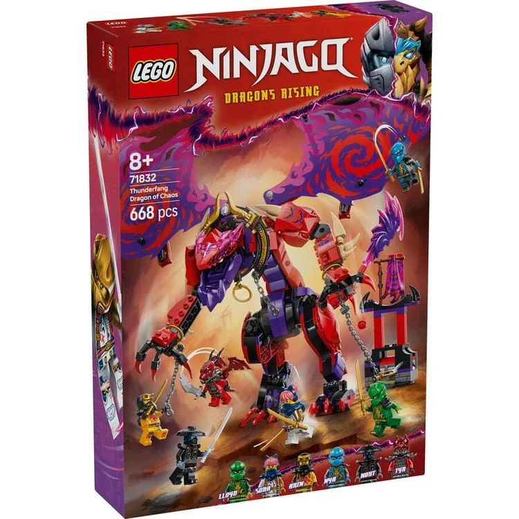 LEGO 71832 THUNDERF ANG DRAGON OF CHAOS 668 PARÇA 8+