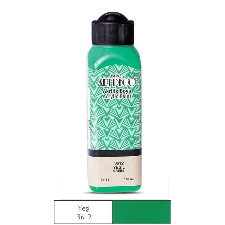 ARTDECO AKRİLİK BOYA 140 ML. YEŞİL
