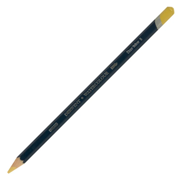 DERWENT NEW WATERCOLOUR PENCIL- SULUBOYA KALEMİ- STRAW YELLOW 5