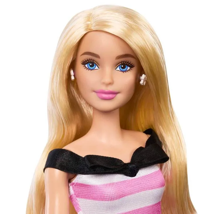 MATTEL HTH66 BARBIE 65. YIL ÖZEL PEMBE ELBİSELİ BEBEK 3+