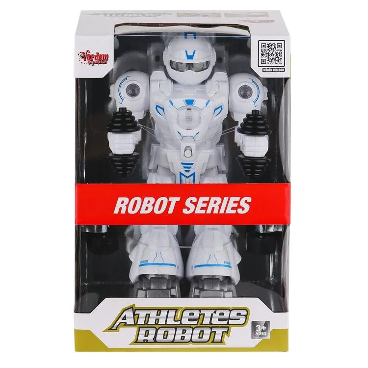 VARDEM 6026 HAREKETLİ SESLİ IŞIKLI PİLLİ ATLETİK SPORCU ROBOT 6+