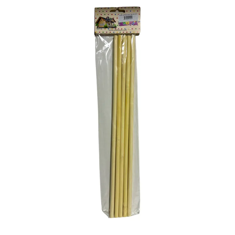 ODAK HOBİ YUVARLAK ÇITA 8mm 36cm - 5'Lİ