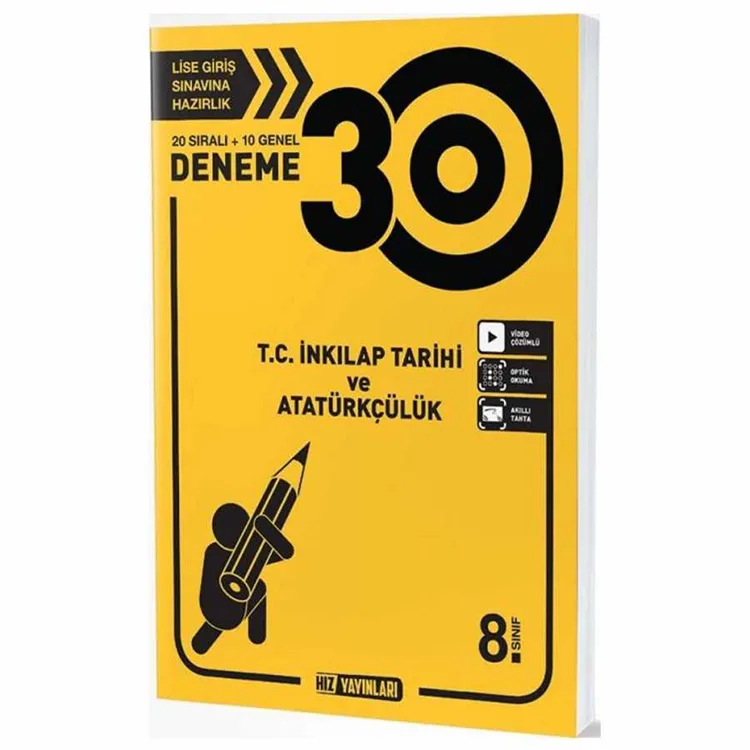 HIZ 8. SINIF T.C İNKİLAP TARİHİ VE ATATÜRKÇÜLÜK 30'LU DENEME