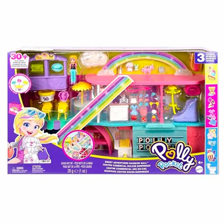 MATTEL HHX78 POLLY POCKET GÖKKUŞAĞI ALIŞVERİŞ MERKEZİ SETİ