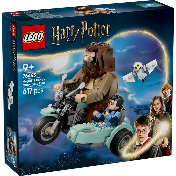 LEGO 76443 HARRY POTTER HAGRID VE HARRY'NIN MOTORSİKLET YOLCULUĞU 617 PARÇA 9+