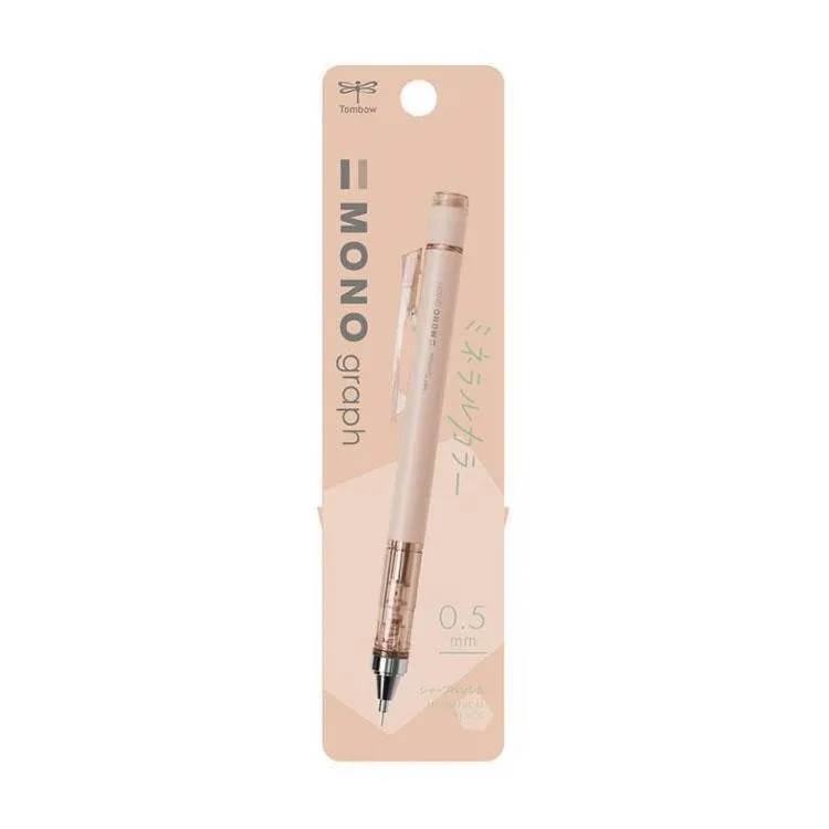 TOMBOW MONO GRAPH MEKANİK KURŞUN KALEM 0.5MM MİNERAL COLOR KAYISI PEMBESİ DPA-147D