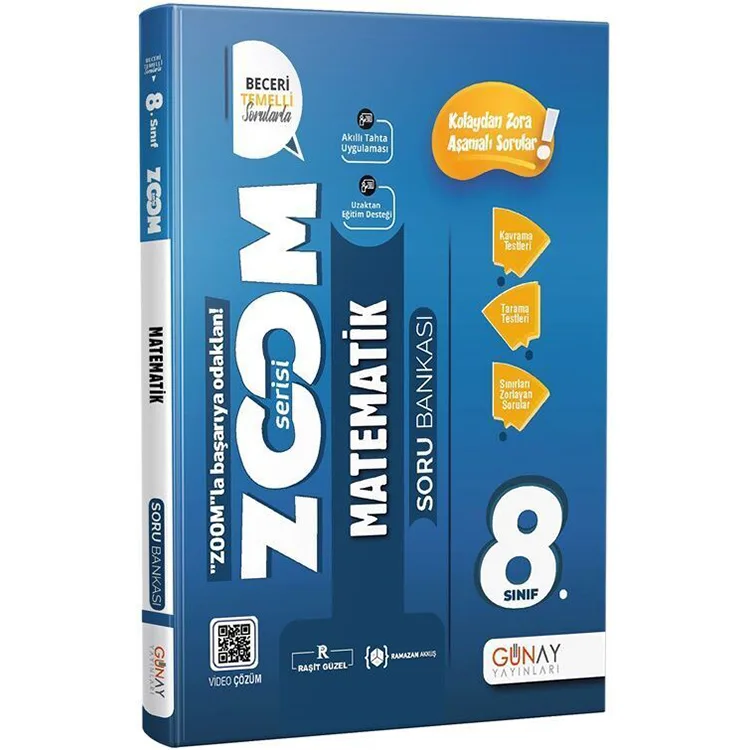 GÜNAY 8. SINIF ZOOM SERİSİ MATEMATİK SORU BANKASI