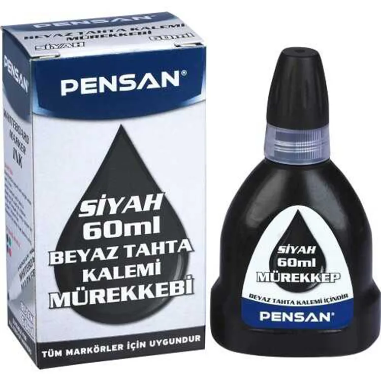 PENSAN 4004 TAHTA KALEM MÜREKKEBİ SİYAH 60 ML