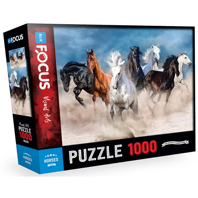 BLUE FOCUS BF293 ATLAR PUZZLE YAPBOZ 48x66cm 1000 PARÇA