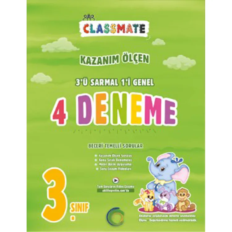 OKYANUS CLASSMATE 3. SINIF KAZANIM ÖLÇEN 4'LÜ DENEME