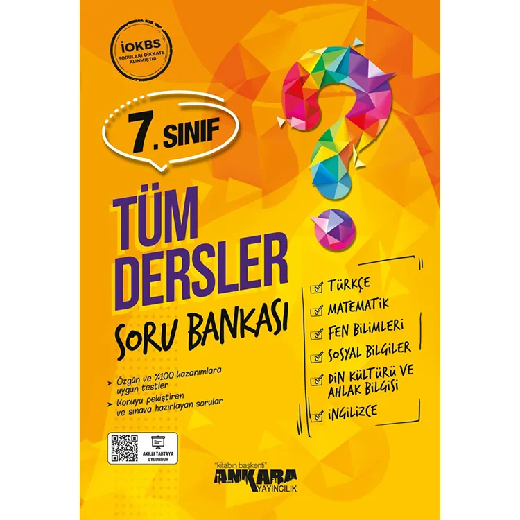 ANKARA YAYINLARI 7. SINIF TÜM DERSLER SORU BANKASI