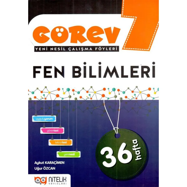 NİTELİK 7. SINIF FEN BİLİMLERİ GÖREV YENİ NESİL ÇALIŞMA FÖYLERİ - 2025 MÜFREDAT