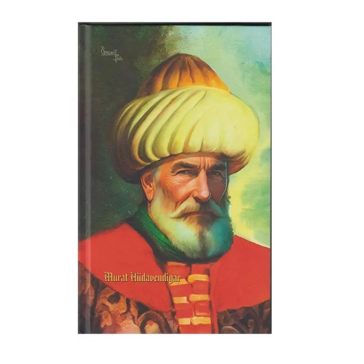 DARK İSTANBUL OSMANLI PADİŞAHLARI SERİSİ SERT KAPAK ÇİZGİSİZ NOT DEFTERİ MURAT HÜDAVENDİGAR (1. MURAT)