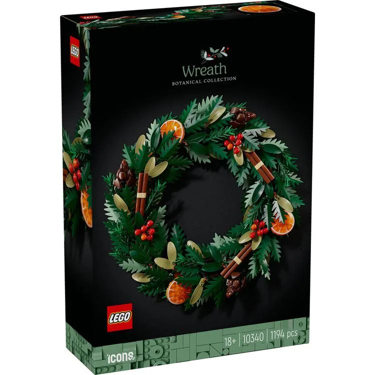LEGO ICONS 10340 WREATH MDP DEFNE ÇELENK 1194 PARÇA 18+