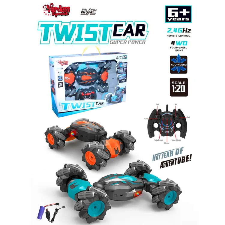 VARDEM YJ-059-1 SESLİ IŞIKLI 2.4GHZ 1:16 AKROBATİK ARABA