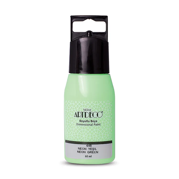 ARTDECO NEON BOYUTLU BOYA 60 ml N.YEŞİL 648