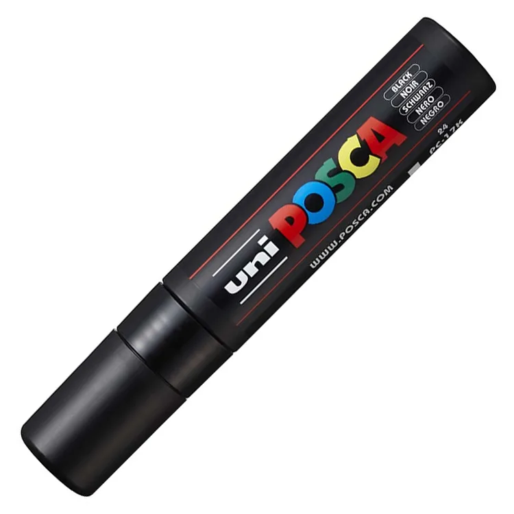 UNİ POSCA SU BAZLI POSTER MARKER 15.0 SİYAH PC-17K