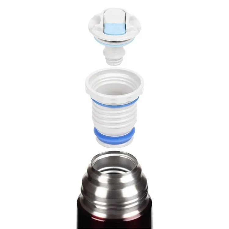THERMOS FBB-1000 (185199-AK) LIGHT & COMPACT LIGHT ÇELİK TERMOS PİPETSİZ 1000ML - MIDNIGHT RED