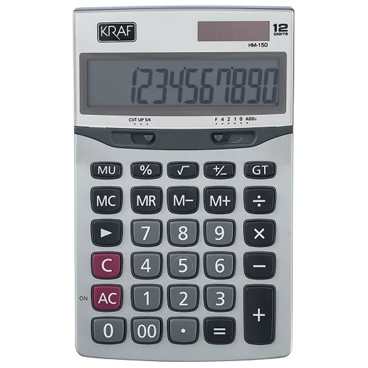 KRAF 12 HANE HESAP MAKİNESİ HM-150