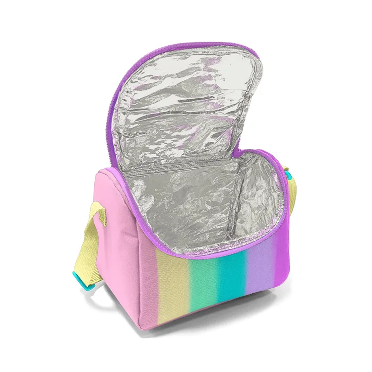 CORAL HIGH 11770 KIDS RENKLİ ÇİZGİLİ DESENLİ THERMO BESLENME ÇANTASI