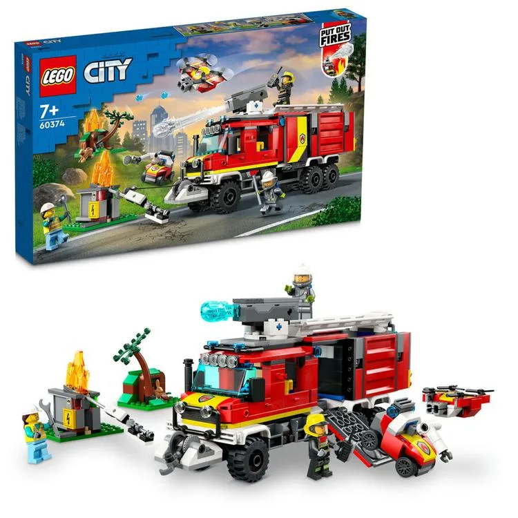 LEGO CITY 60374 İTFAİYE KOMUTA KAMYONU