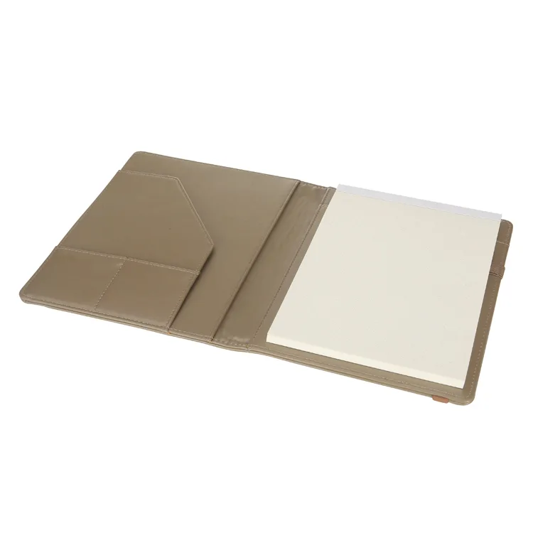 VICTORIA'S JOURNALS 5529 NOTEPAD FOLIO VEGAN DERİ 14.8x21cm 100gr. 100 SYF NOKTALI NOTEBOOK DEFTER ZEYTİN