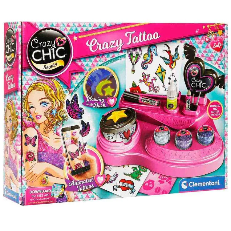 CLEMENTONI 18733 CRAZY CHIC ÇILGIN DÖVMELER