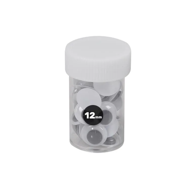 PUTİ 06475 OYNAR GÖZ SİYAH 12mm - TEKLİ