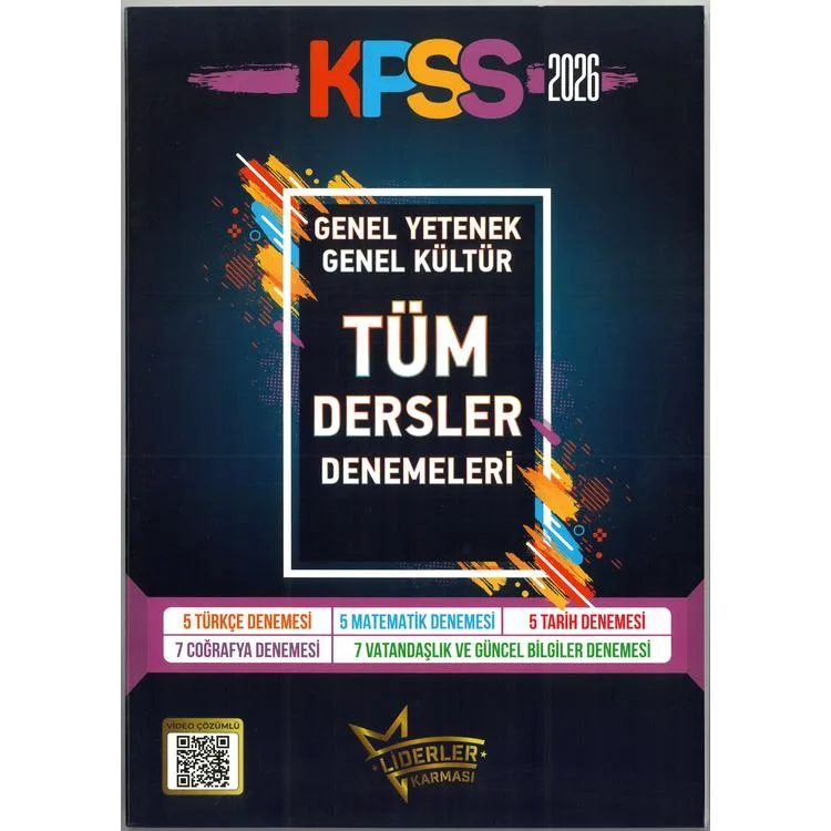 LİDERLER KARMASI 2026 KPSS TÜM DERSLER DENEMELERİ