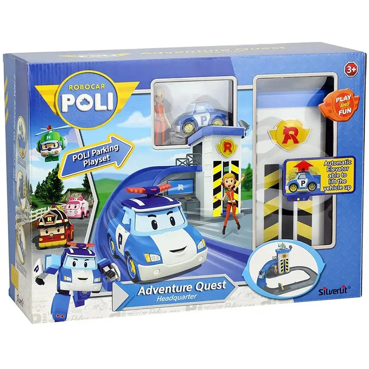 NECO OYUNCAK ROBOCAR POLİ 83316 MACERA MERKEZ İSTASYON OYUN SETİ