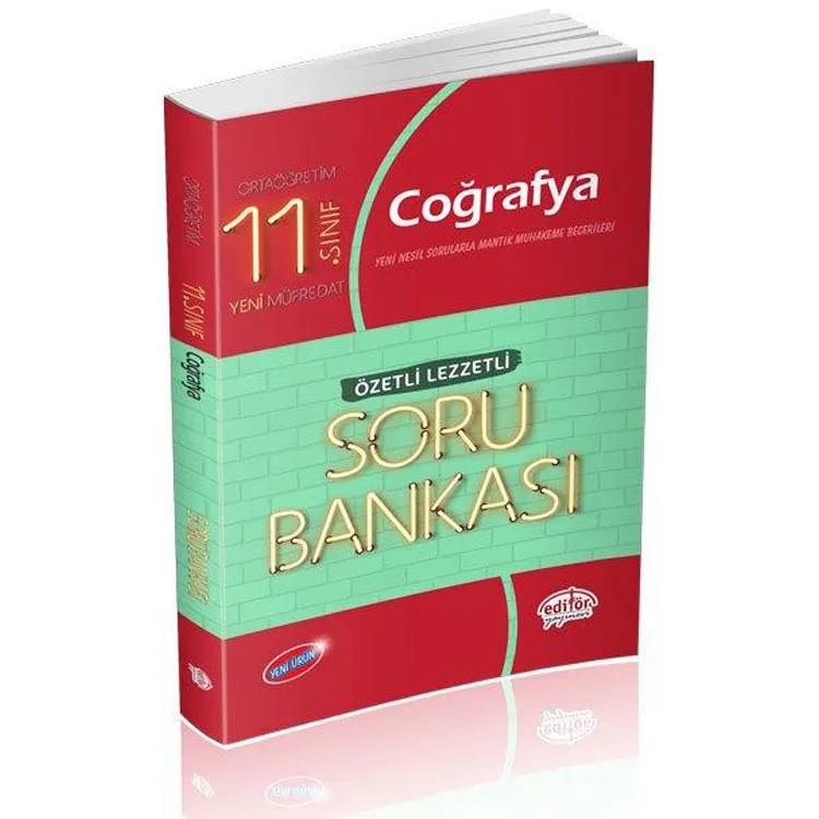 EDİTÖR 11.SINIF COĞRAFYA ÖZETLİ LEZZETLİ SORU BANKASI 2020